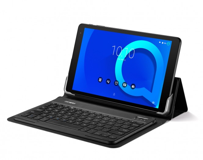 Alcatel 1T 10 mit Bluetooth-Tastatur  (Bild: Alcatel)